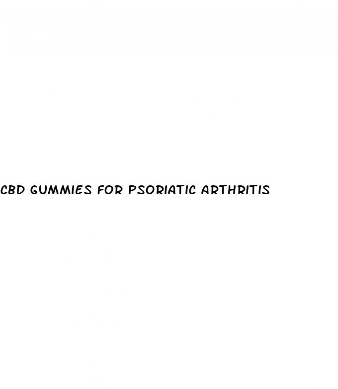 cbd gummies for psoriatic arthritis