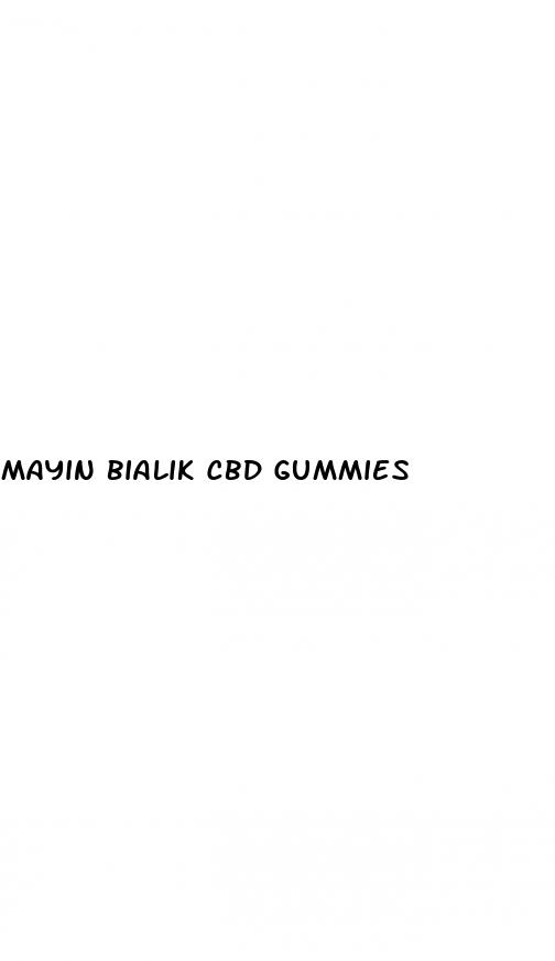 mayin bialik cbd gummies