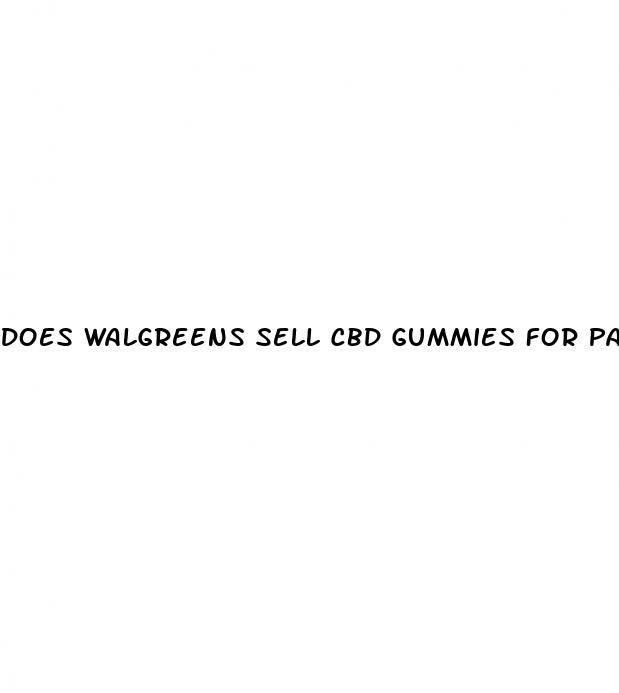 does walgreens sell cbd gummies for pain