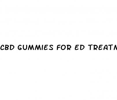 cbd gummies for ed treatment uk