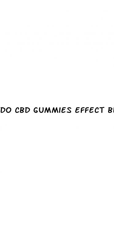 do cbd gummies effect blood pressure