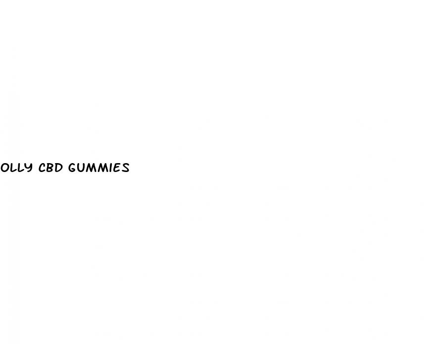 olly cbd gummies