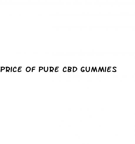 price of pure cbd gummies