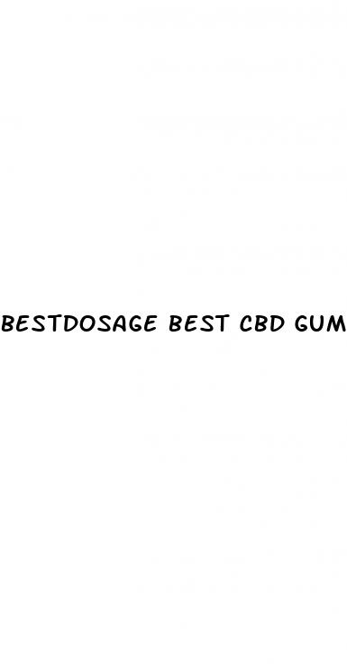 bestdosage best cbd gummies thc free