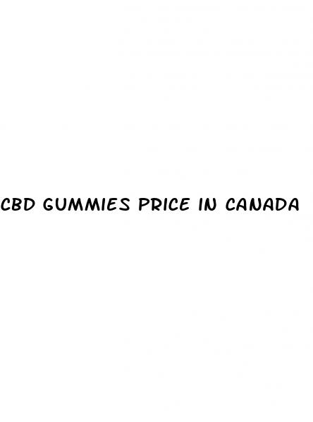 cbd gummies price in canada