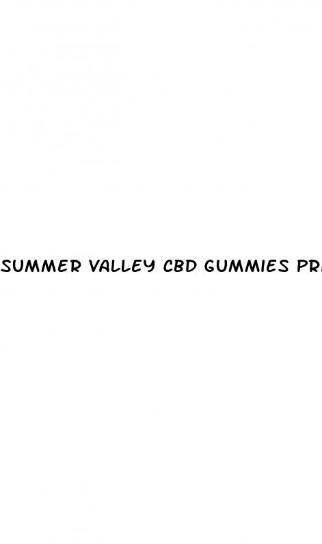 summer valley cbd gummies price