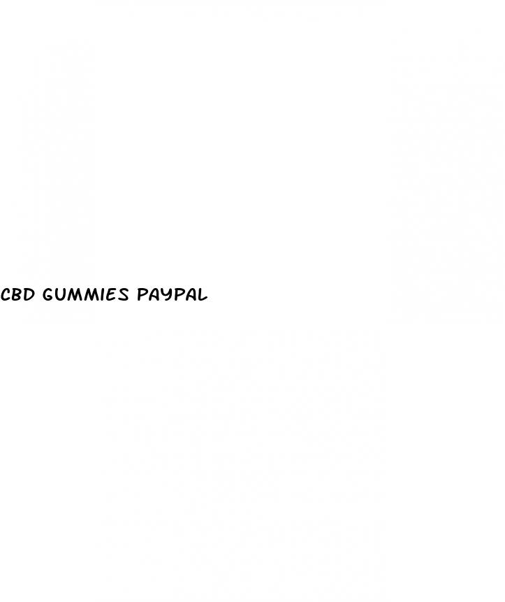 cbd gummies paypal