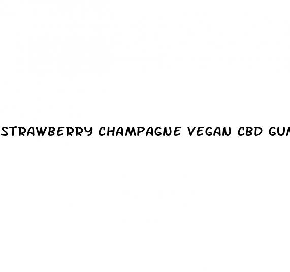 strawberry champagne vegan cbd gummies 300mg