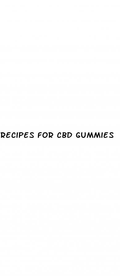 recipes for cbd gummies