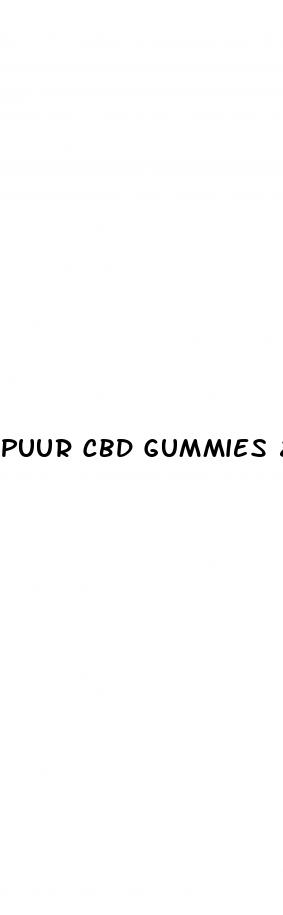 puur cbd gummies 250mg reviews