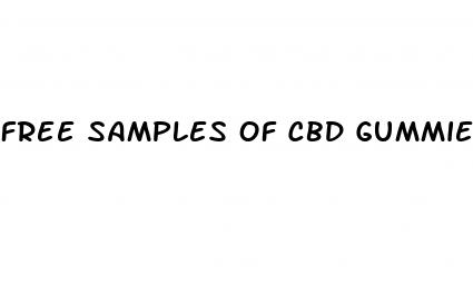 free samples of cbd gummies