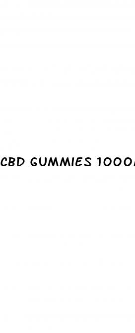 cbd gummies 1000mg no thc