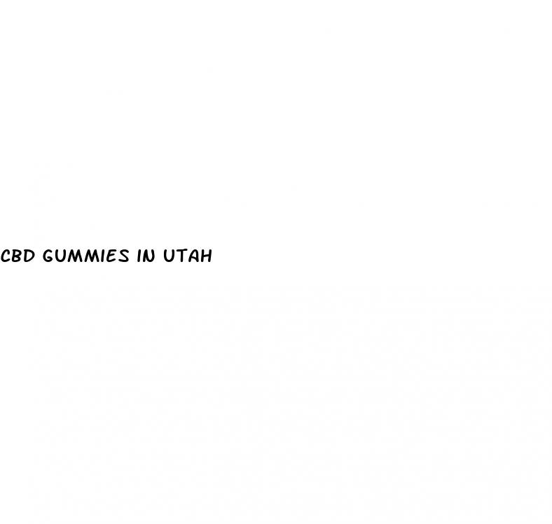 cbd gummies in utah