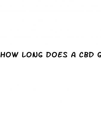 how long does a cbd gummies take to work