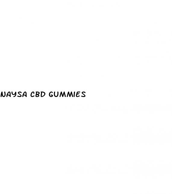 naysa cbd gummies