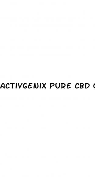 activgenix pure cbd gummies