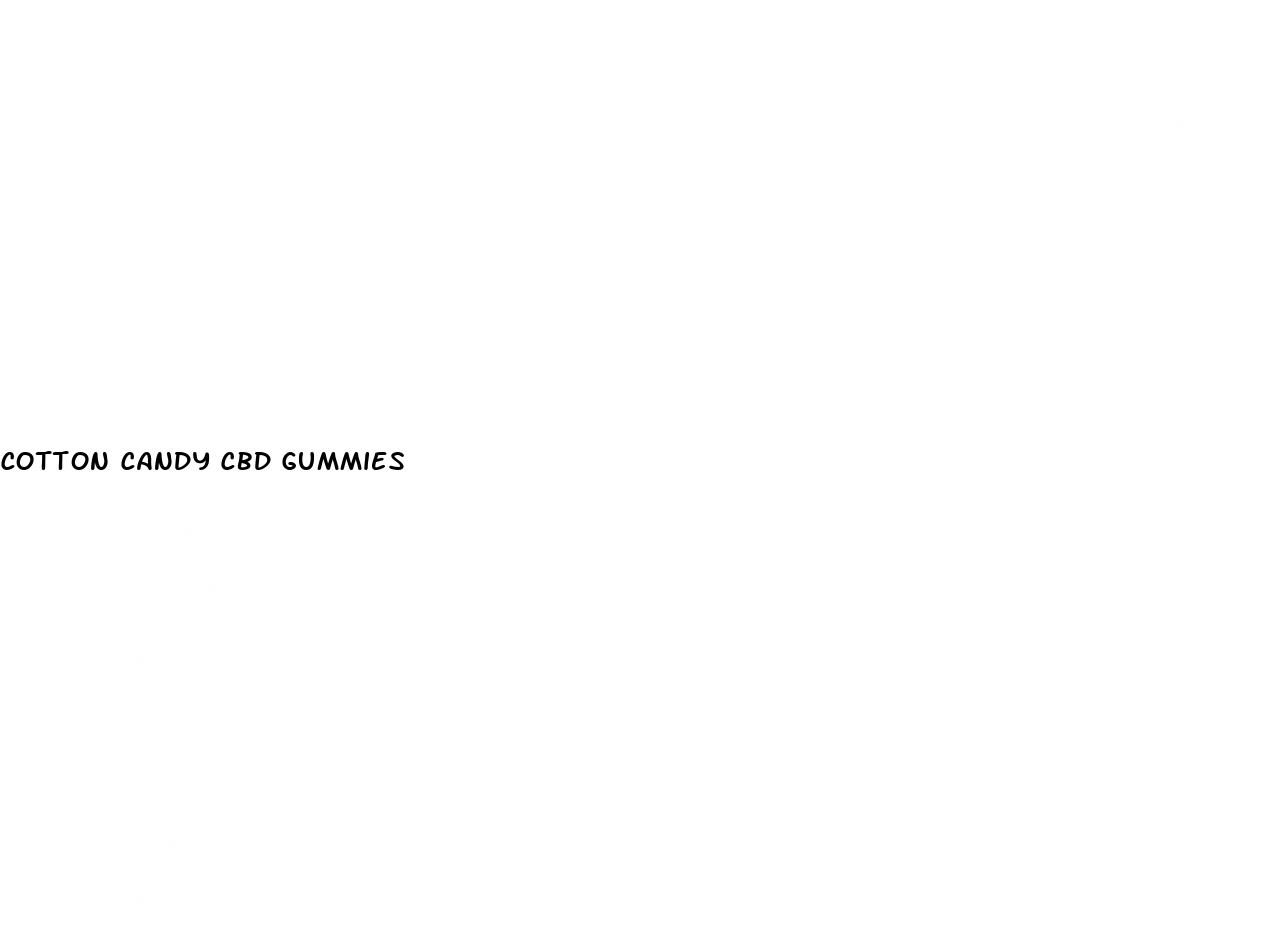 cotton candy cbd gummies