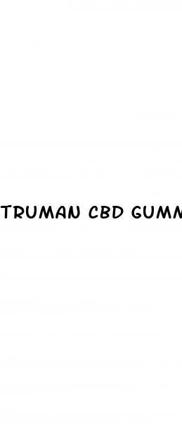 truman cbd gummies for ed