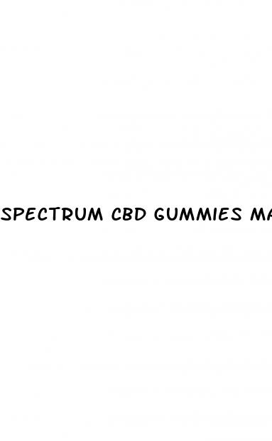 spectrum cbd gummies male enhancement