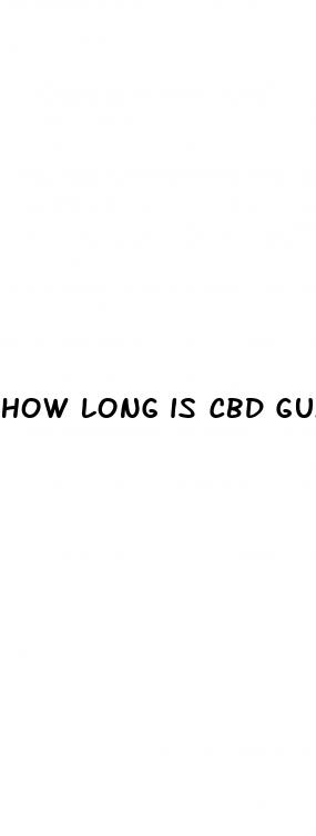 how long is cbd gummies detectable in urine