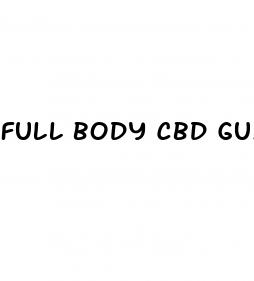 full body cbd gummies penis growth