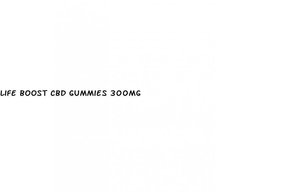 life boost cbd gummies 300mg