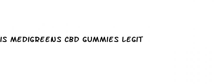 is medigreens cbd gummies legit