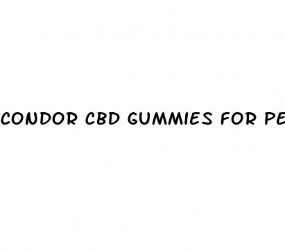 condor cbd gummies for penis enlargement