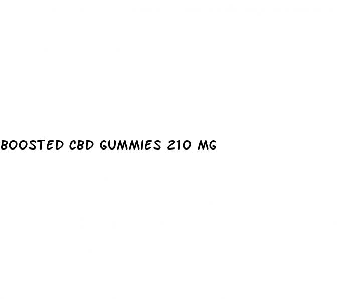 boosted cbd gummies 210 mg