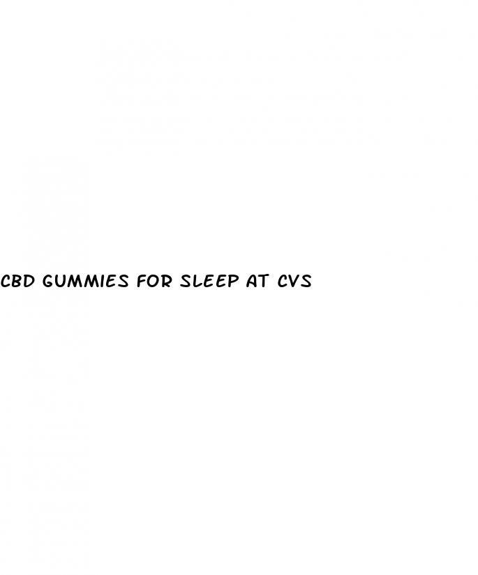 cbd gummies for sleep at cvs