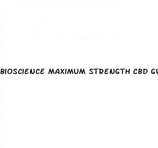 bioscience maximum strength cbd gummies 300mg