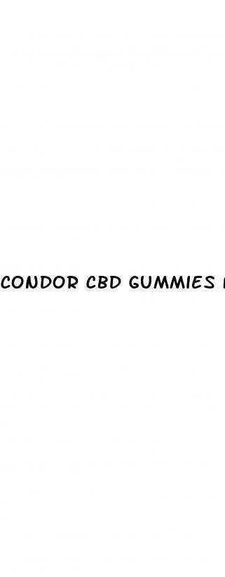 condor cbd gummies for penile growth