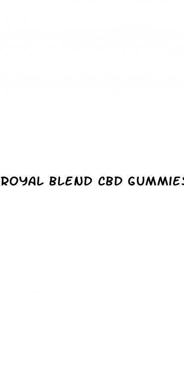 royal blend cbd gummies 25mg