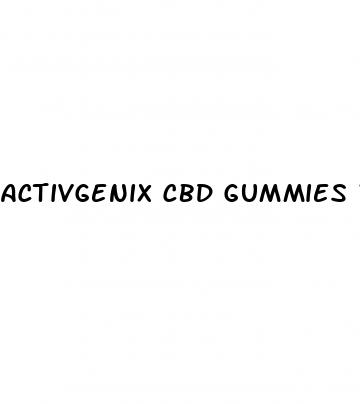 activgenix cbd gummies with ashwagandha