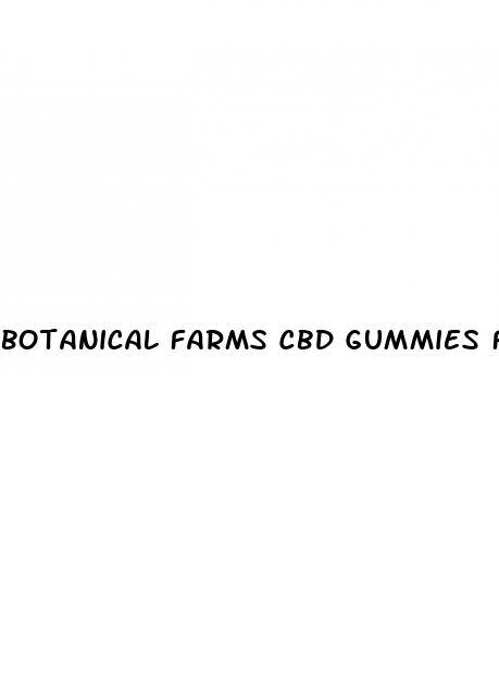 botanical farms cbd gummies for copd