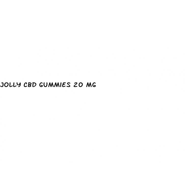 jolly cbd gummies 20 mg