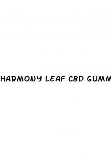 harmony leaf cbd gummies diabetes