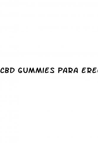 cbd gummies para ereccion