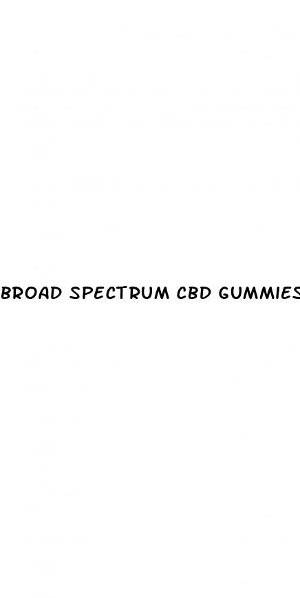 broad spectrum cbd gummies for sale