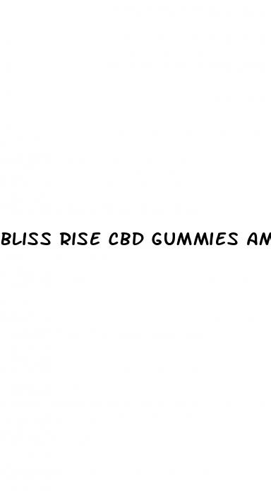 bliss rise cbd gummies amazon