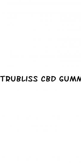 trubliss cbd gummies ingredients