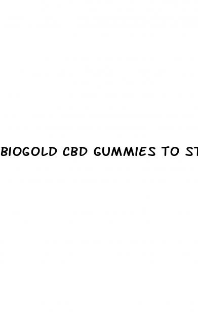 biogold cbd gummies to stop smoking