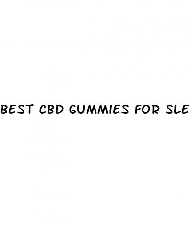 best cbd gummies for sleep with thc