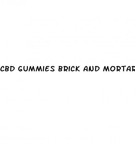 cbd gummies brick and mortar