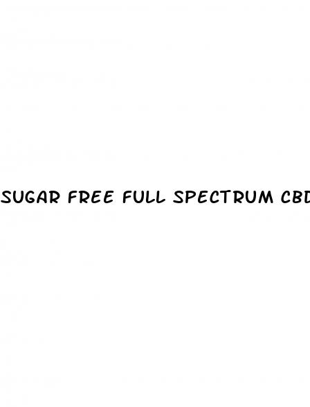 sugar free full spectrum cbd gummies