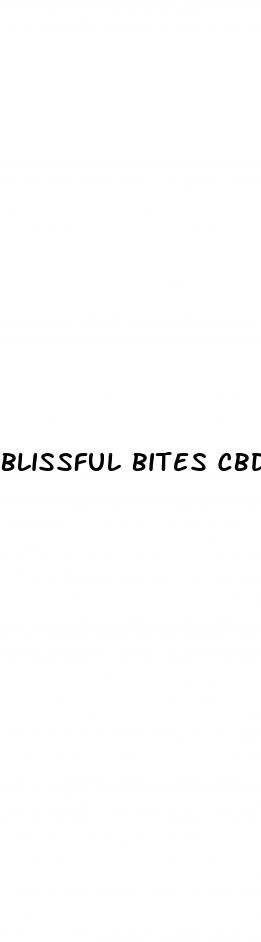 blissful bites cbd gummies