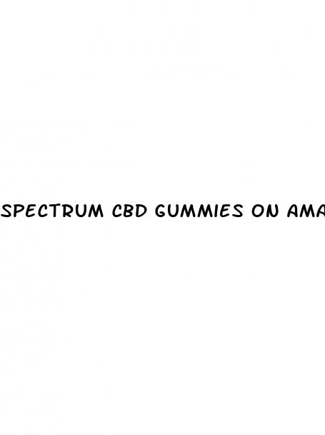 spectrum cbd gummies on amazon