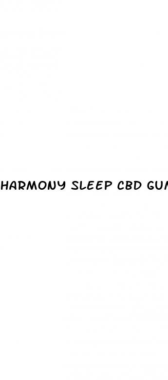 harmony sleep cbd gummies reviews