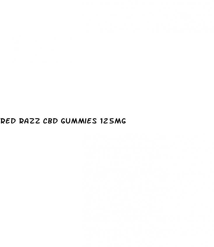 red razz cbd gummies 125mg