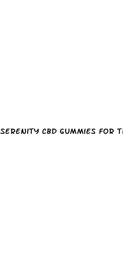 serenity cbd gummies for tinnitus